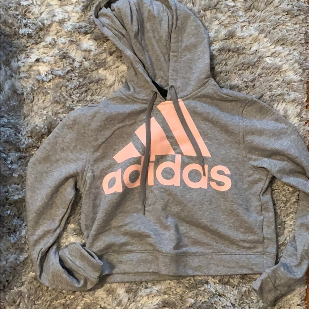 Adidas crop hoodie